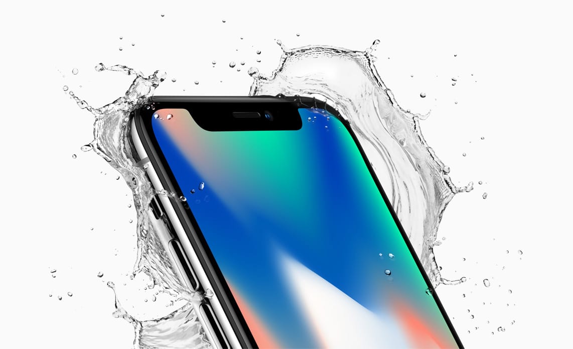 iPhone X splash