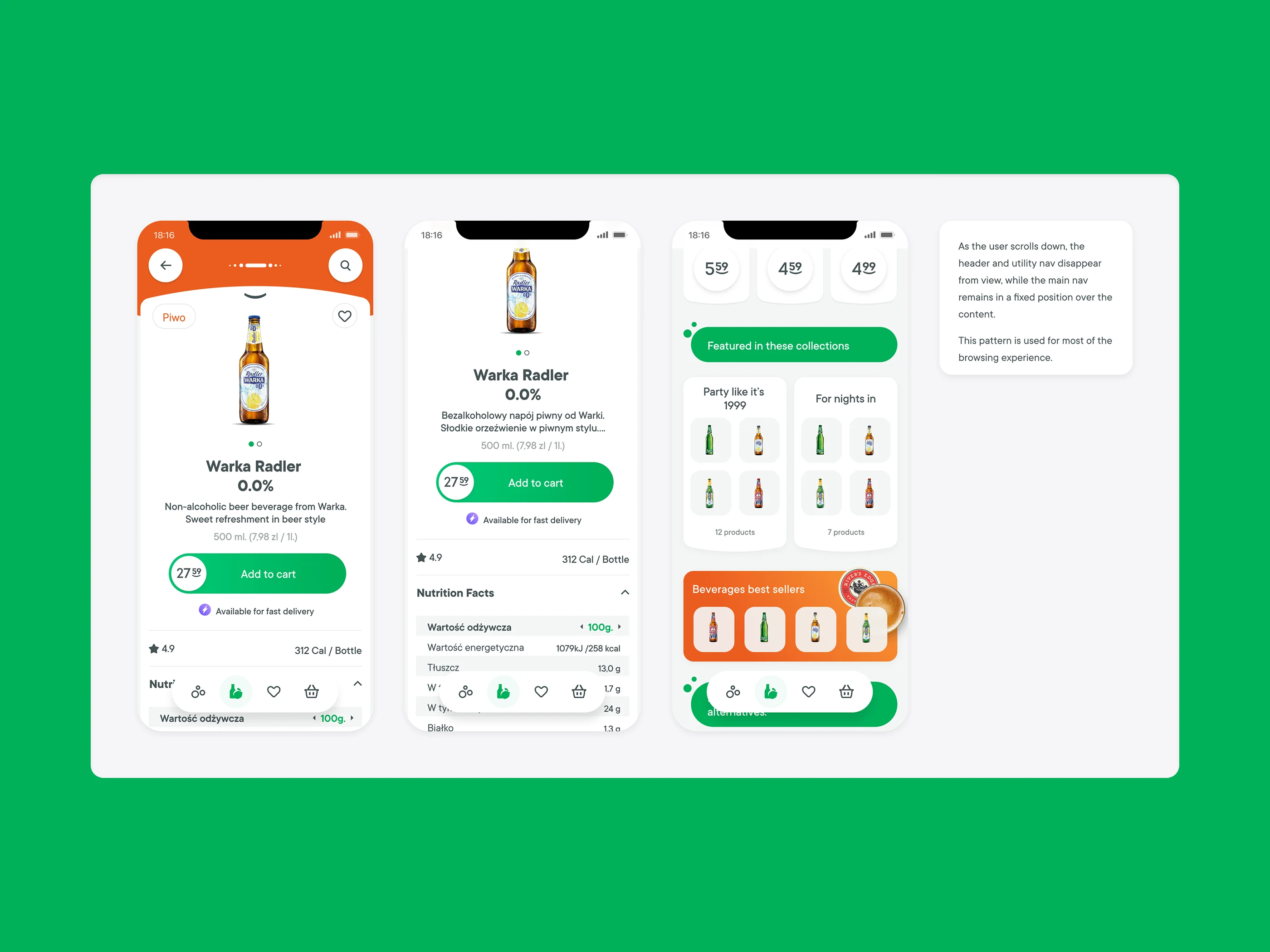 Żabka home delivery app